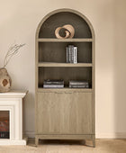 Victoria Modern  Curved Top Bookcase