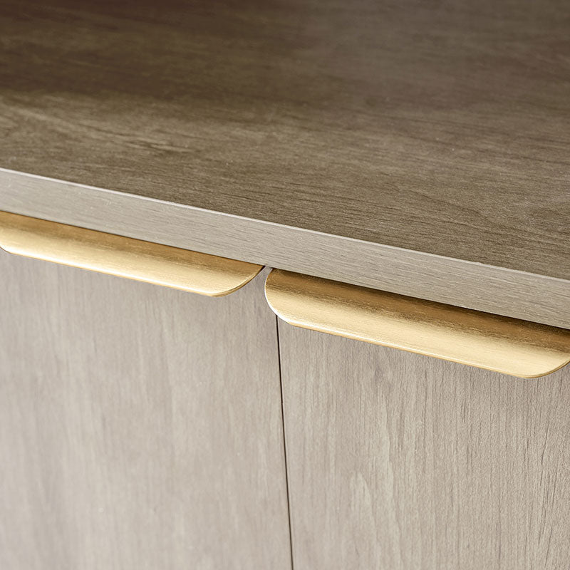 Victoria Modern  Curved Top Bookcase