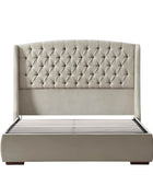 Pedro Hydraulic Lift Storage Bed with USB Ports and High Headboard