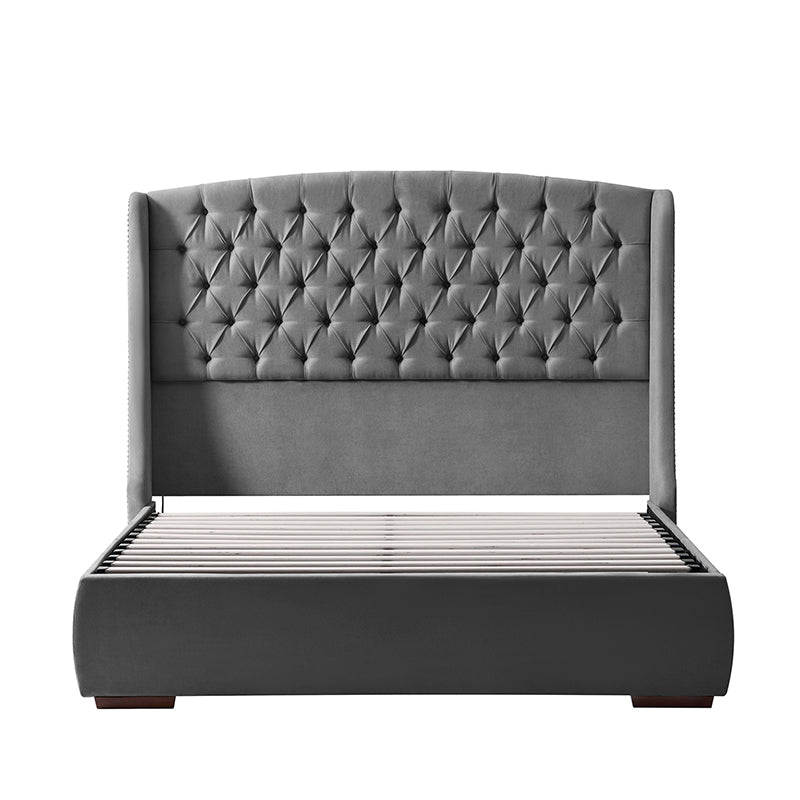 Pedro Hydraulic Lift Storage Bed with USB Ports and High Headboard