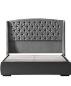 Pedro Hydraulic Lift Storage Bed with USB Ports and High Headboard