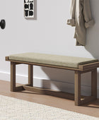 Ema Modern Style Dining Bench with Solid Wood Frame