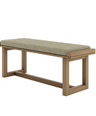 Ema Modern Style Dining Bench with Solid Wood Frame