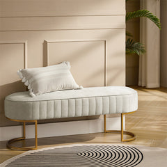 Damian Entryway Bench with Storage & Sturdy Metal Base