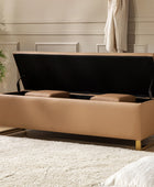 Pablo Storage Bench with Two Small Ottomans