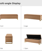 Pablo Storage Bench with Two Small Ottomans