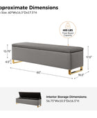 Pablo Storage Bench with Two Small Ottomans