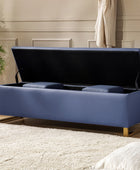 Pablo Storage Bench with Two Small Ottomans