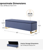 Pablo Storage Bench with Two Small Ottomans