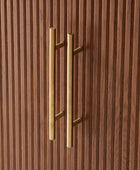 Ivan Fluted Premium Wood Cabinet