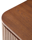 Ivan Fluted Premium Wood Cabinet