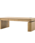 Matilde Electric Standing Coffee Table Desk with Storage