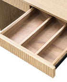 Matilde Electric Standing Coffee Table Desk with Storage