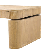 Matilde Electric Standing Coffee Table Desk with Storage