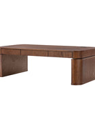 Matilde Electric Standing Coffee Table Desk with Storage