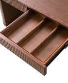 Matilde Electric Standing Coffee Table Desk with Storage