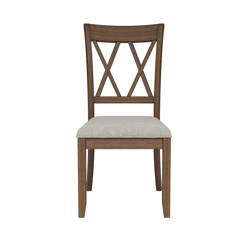 Amaya Rustic Modern Farmhouse Solid Wood Dining Chair,Set of 2