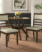 Emilio Classic Dining Chair Set of 2 with Solid wood legs