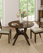 Emilio Classic Dining Chair Set of 2 with Solid wood legs