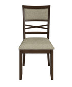 Emilio Classic Dining Chair Set of 2 with Solid wood legs