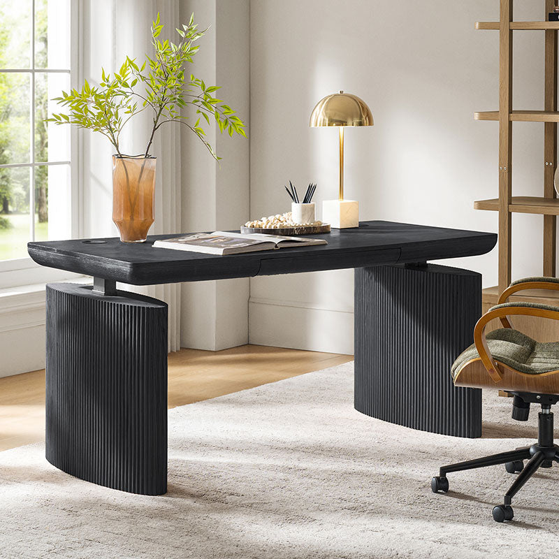 Elena Fluted  Adjustable Standing Desk