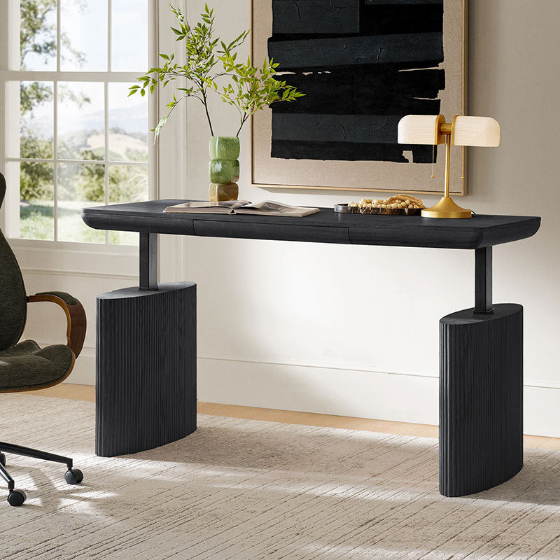 Elena Fluted  Adjustable Standing Desk