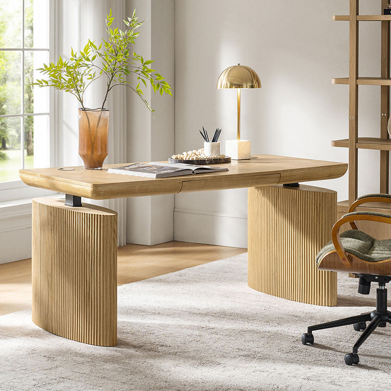 Elena Fluted  Adjustable Standing Desk