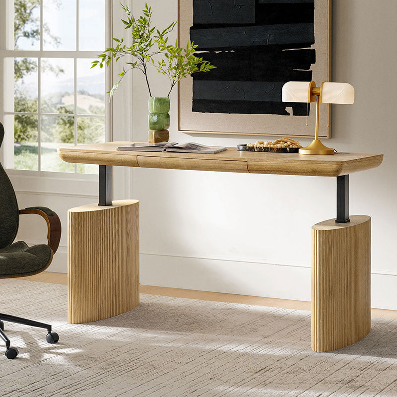 Elena Fluted  Adjustable Standing Desk