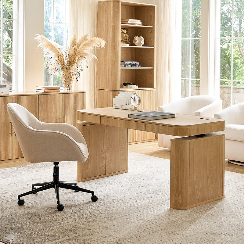 Baggio Modern Electric Adjustable Standing Desk with Cable Management