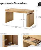 Baggio Modern Electric Adjustable Standing Desk with Cable Management