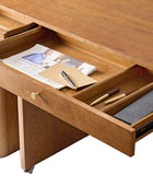 Veritas 360-Degree Rotating Desk Electric Adjustable Standing Desk with Flip-Top Lid