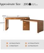 Veritas 360-Degree Rotating Desk Electric Adjustable Standing Desk with Flip-Top Lid