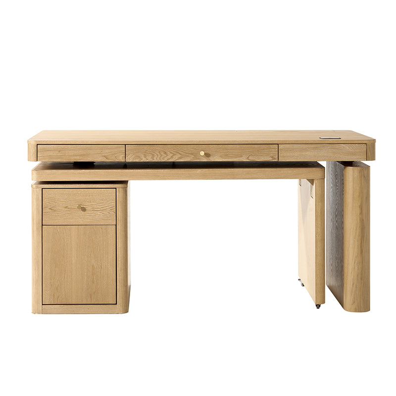 Veritas 360-Degree Rotating Desk Electric Adjustable Standing Desk with Flip-Top Lid