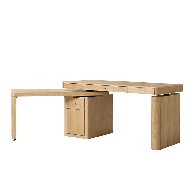 Veritas 360-Degree Rotating Desk Electric Adjustable Standing Desk with Flip-Top Lid