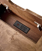 Burl Wood Desk with Timeless Modern Appeal