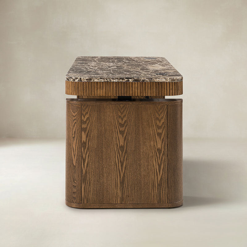 Baggio  Marble Electric Adjustable Standing Desk