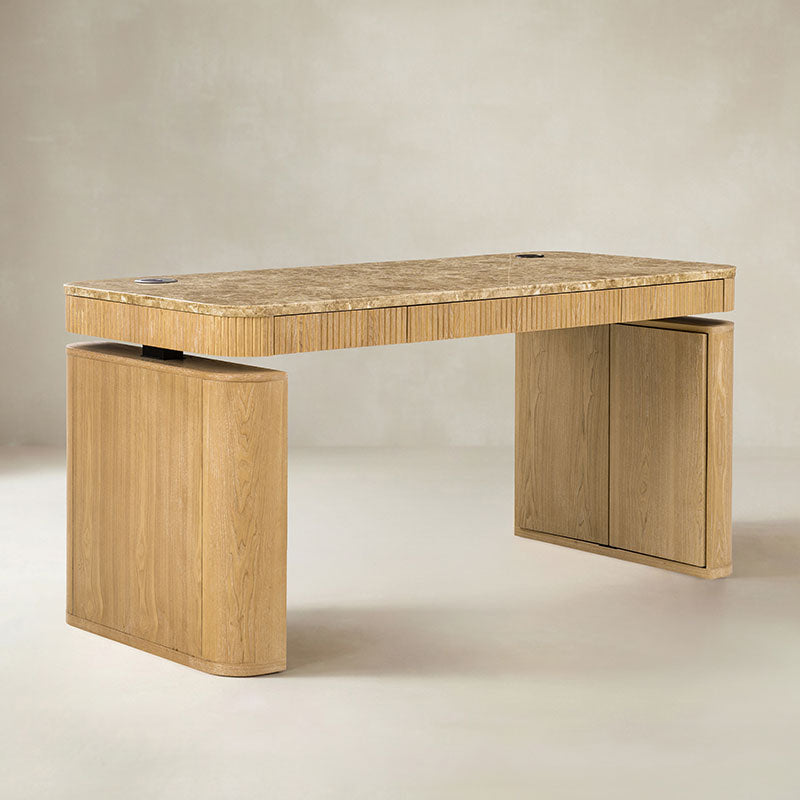 Baggio  Marble Electric Adjustable Standing Desk