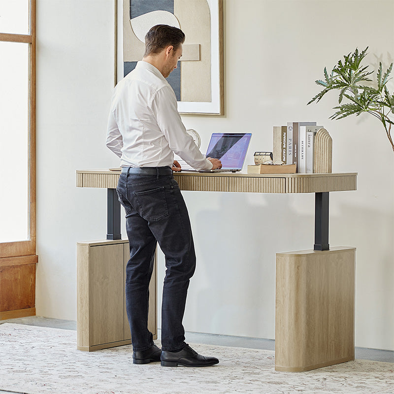 Baggio Modern Electric Height-Adjustable Stand Up Desk - HULALA HOME