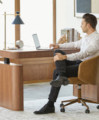 Baggio Modern Electric Adjustable Standing Desk with Cable Management