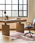 Louise Mid-century Modern Electric Adjustable Office Desk with Wireless Charging