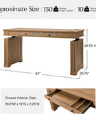 Julia Farmhouse  Electric Adjustable Standing Desk