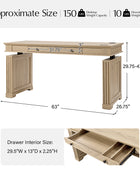 Julia Farmhouse  Electric Adjustable Standing Desk