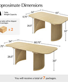 Dario 8-Piece Modern Light Luxury Dining Set with Extendable Table,Upholstered Chairs & Sideboard