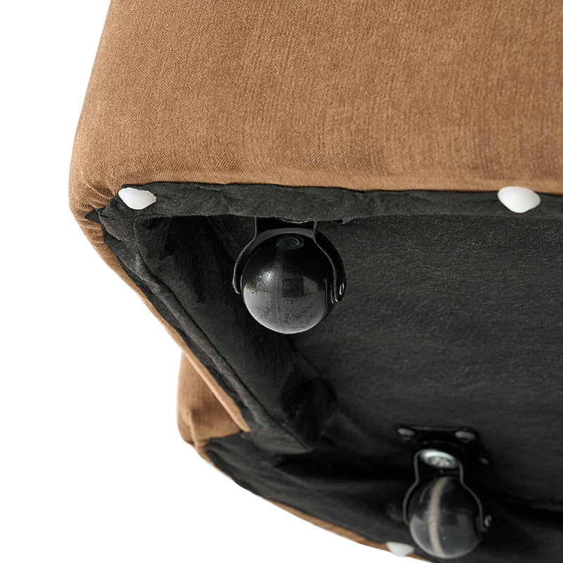 Josefina 8-Piece Modern Extendable Dining Table Set with Upholstered Chairs and Sideboard