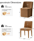 Josefina 8-Piece Modern Extendable Dining Table Set with Upholstered Chairs and Sideboard