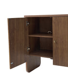 Josefina 8-Piece Modern Extendable Dining Table Set with Upholstered Chairs and Sideboard