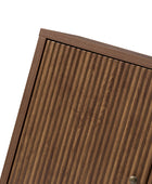 Josefina 8-Piece Modern Extendable Dining Table Set with Upholstered Chairs and Sideboard