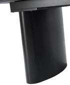 7-Piece Modern Space Saving Dining Table with Mid-Century Rattan Chairs Set