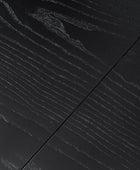 7-Piece Modern Space Saving Dining Table with Mid-Century Rattan Chairs Set