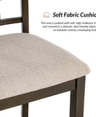 5-Piece American Country Extendable Round Dining Table with Solid Wood Chairs